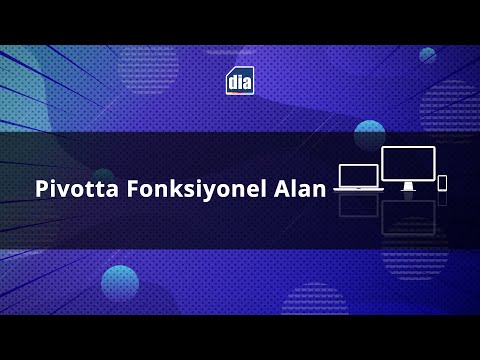 Pivotta Fonksiyonel Alan DİA eğitim videosu