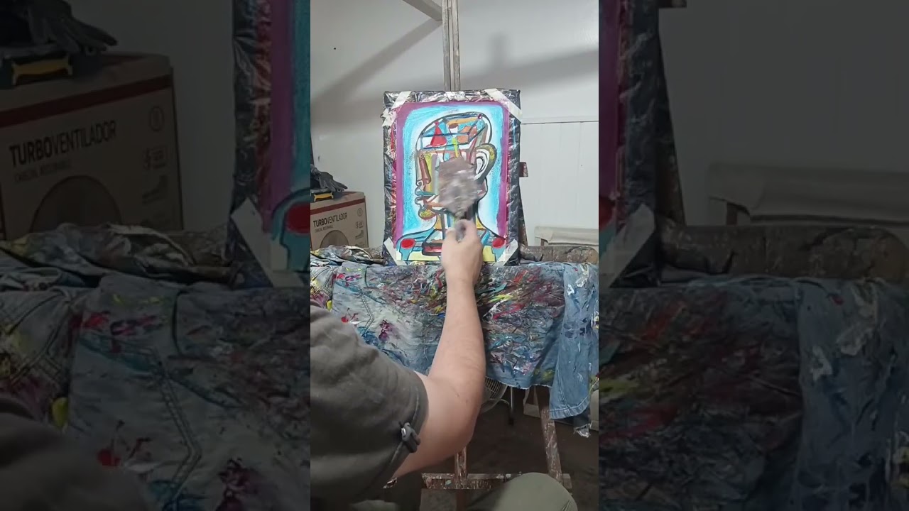 Series: Abstracta Pop, Cabeza de Mujer, Cabeza de Hombre. Diego Manuel Rodríguez #diegomanuelartist 