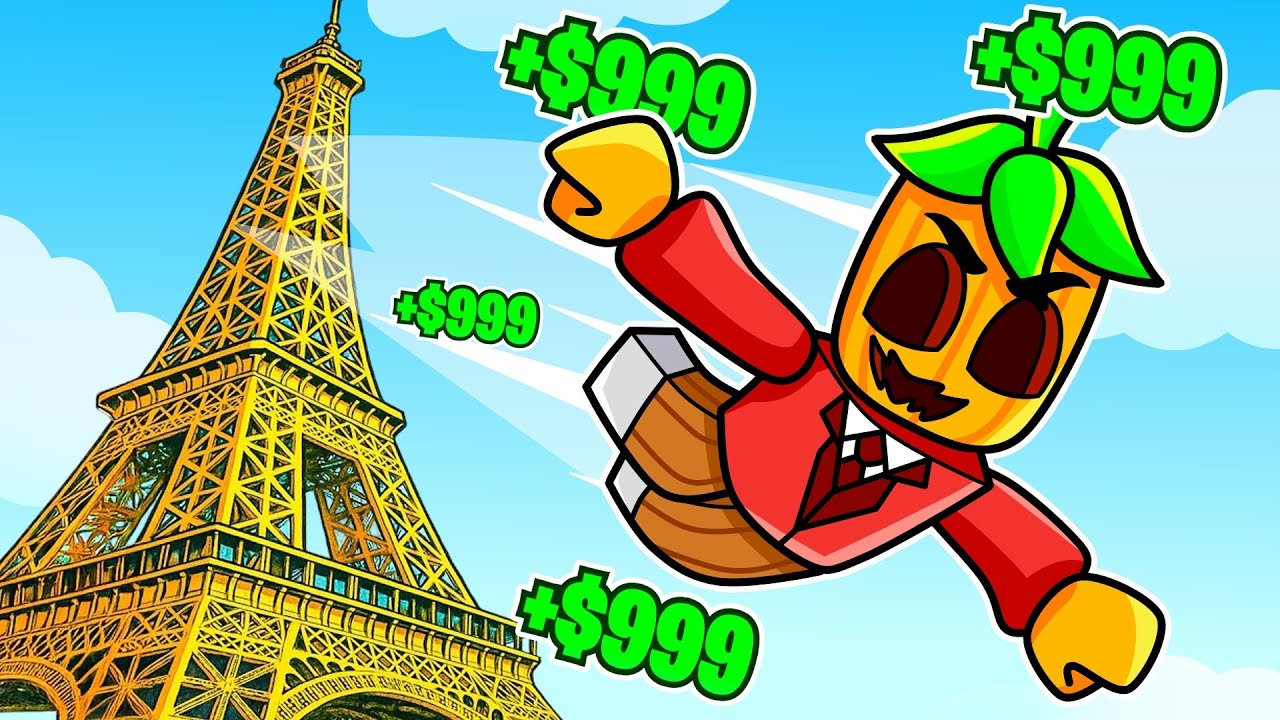 Hice $1,000,000,000 Saltando de Una TORRE en Roblox!