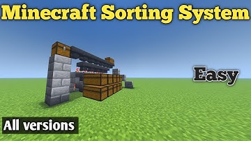 Automatic Sorting System Minecraft || AArmors || Farm tutorial #4
