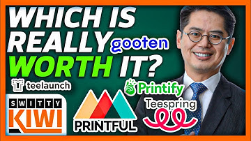 Printify vs Printful vs Gooten vs Teespring vs Teelaunch 2024: Print-On-Demand Ranked🔶 E-CASH S2•E43