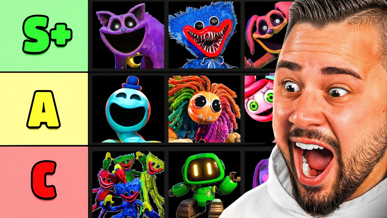 Meine MEINUNG zu POPPY PLAYTIME CHAPTER 1-4! (XXL Tierlist)