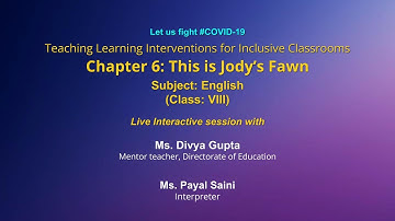 Live Interaction on PMeVIDYA : Teaching Learning Interventions for Inclusive Classrooms