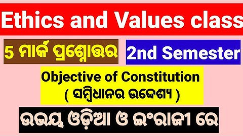 Ethics and values 2nd semester class//5mark selective question ethics and values//2nd semester
