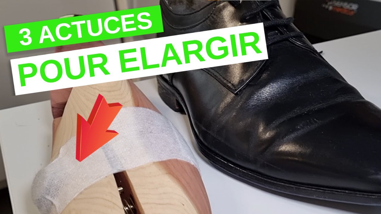 Chaussures serrées : 3 astuces pour les élargir - YouTube