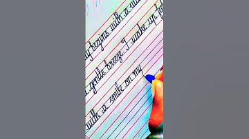 Cursive Writing Practice ❤️ #calligrphylearning #cursivewriting #kalloswrites