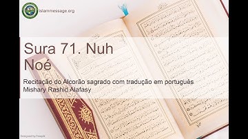 سورة 71. نوح (ترجمة باللغة البرتغالية) | مشاري بن راشد العفاسي