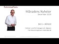 December 2019 Månadens Nyheter Del 1 - Allmänt