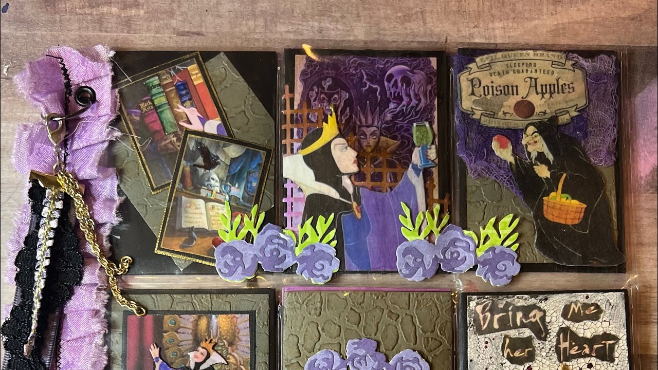 Pocket letter swap Evil Queen Snow White 