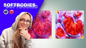 Cinema 4D Beginner Tutorial - Inflated Softbodies (CRUNCHY textures) ✨
