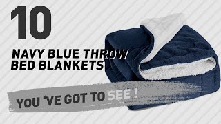 Navy Blue Throw Bed Blankets // New & Popular 2017