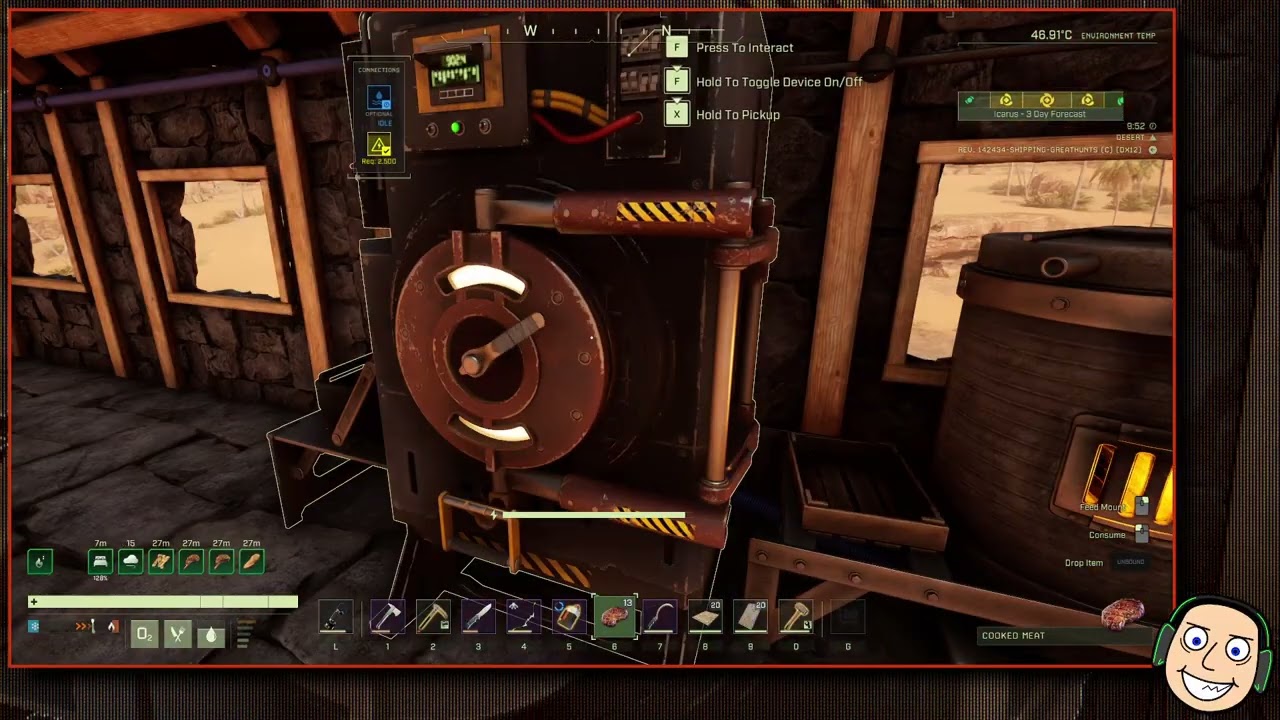 Icarus - Base building, mining, drills, and not finding a sandworm