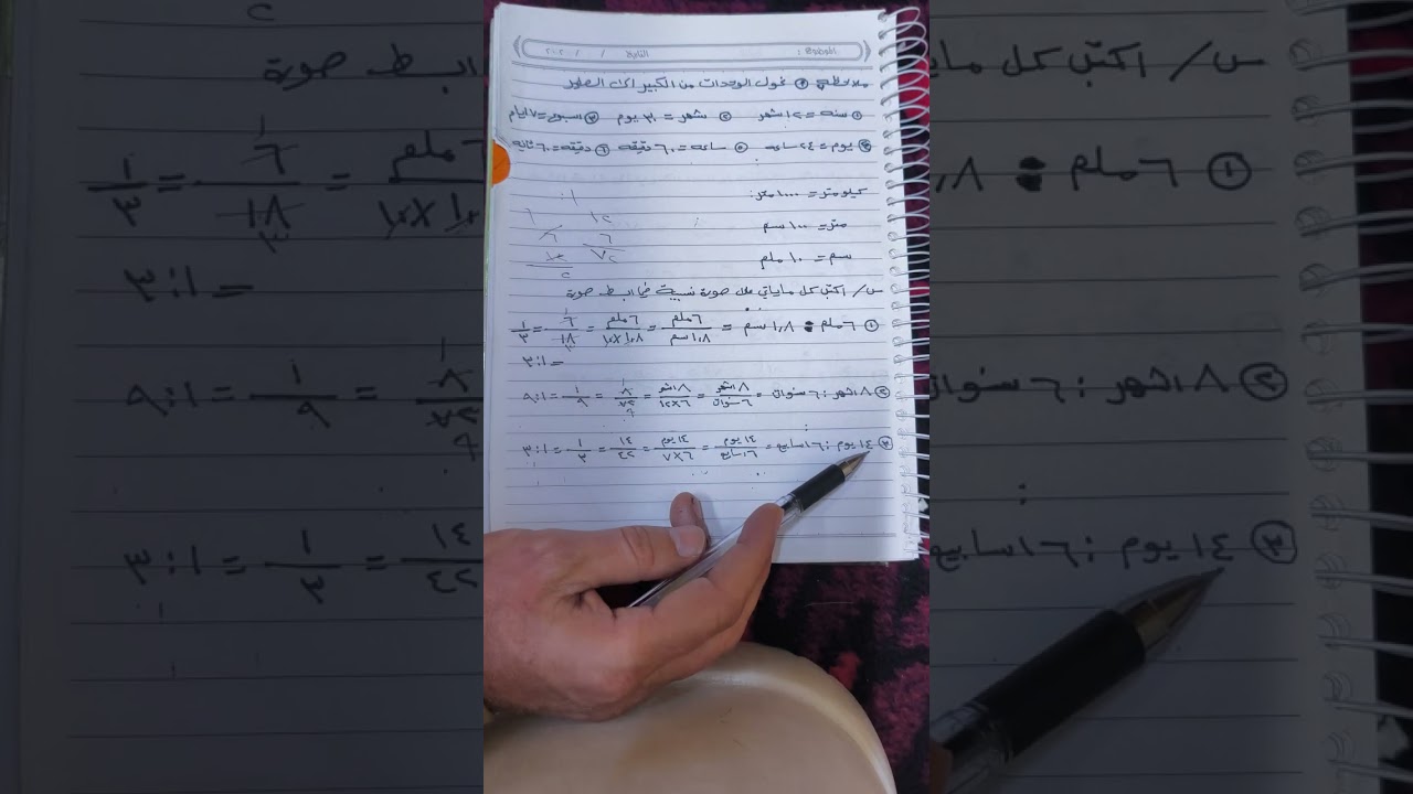 رياضيات السادس الابتدائي الفصل الخامس و السادس فيديو واحد فقط 