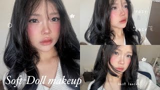 SOFT-DOLL MAKEUP🎀 /re-creating/begginer friendly