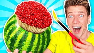 7 Genius Life Hacks Put To The Ultimate Test - Orbeez Pool Obstacles & How To Survive for 24 Hours by Collins Key 15,491,518 views 3 years ago 24 minutes