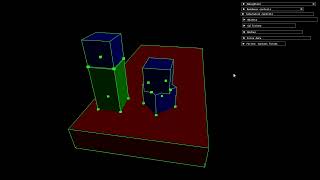 Augmented Vertex Block Descent based physics engine. Part 2 update: Support for OBBs