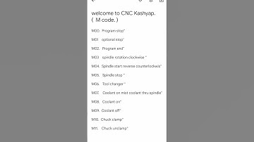 CNC operator M-code in  operator,machine operator in hindi machine! m code list!   #shorts #youtube