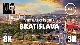 Bratislava, Slovakia Guided Tour In 360 Vr Teaser - Virtual City Trip - 8K Stereoscopic 360 Video