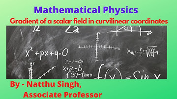 Gradient of a scalar field in curvilinear coordinates