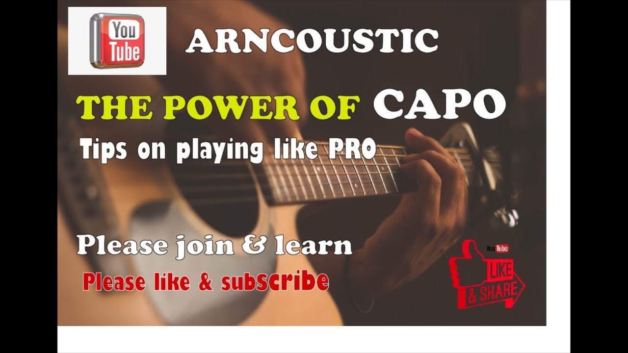 Play Acoustic guitar like Pro tutorial YouTube