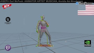Truebones 2.0, A.I. Custom Dance Mocap Animations created with NVIDIA #truebones #nvidia #ai