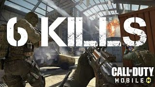 6 kills call of duty mobile battle royal gameplay