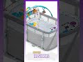 Baby Einstein Kick & Snooze 3-in-1 Foldable Playard, Grey - High-Quality Lighted Accessory