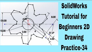Full SolidWorks Tutorial for Beginners 2D Drawing Practice-34 News