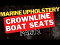 Boat Seat Upholstery Step by Step How to Upholster Boat Seats Marine Upholstery Tutorial PART 1