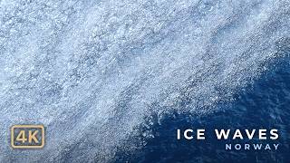 ICE WAVES – Subtle Motion Across a Thawing Lake (4K Drone / Norway)