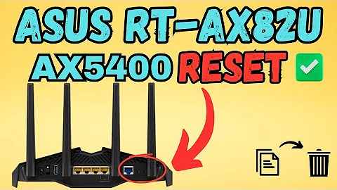 Reset Asus RT-AX82U AX5400 WiFi 6 Gaming Router To Factory Default Settings | Devicessetup