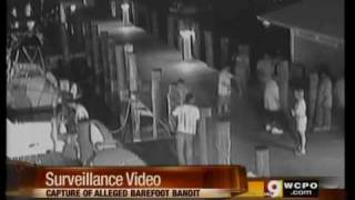 Video released of Barefoot Bandit running from police