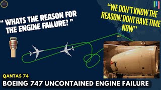 Qantas 747 Suffers Sudden Uncontained Engine Failure after Take off from KSFO! #atc