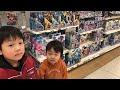 仮面ライダービルドのネビュラスチームガンやフルボトルを買いに行こう♡だーしまファミリー普段の様子