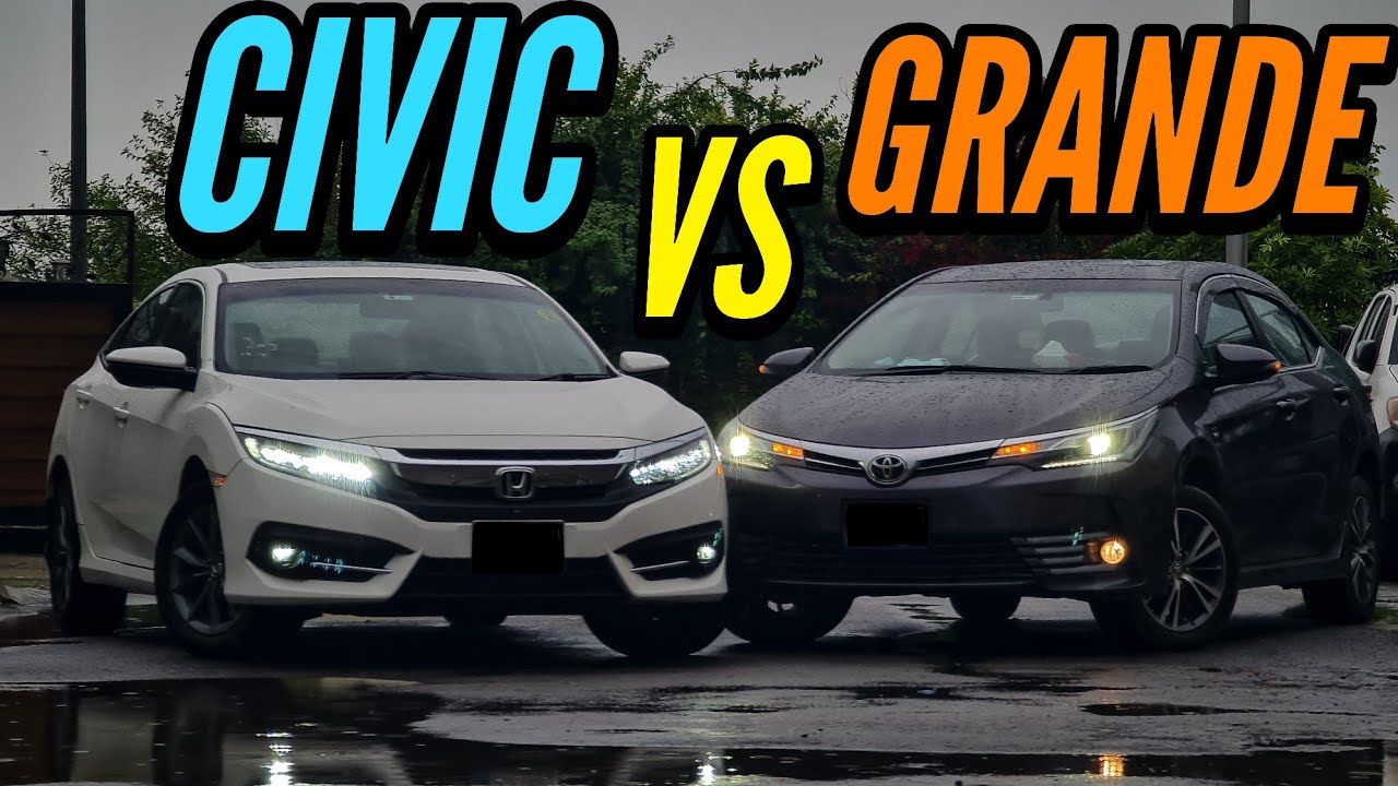 CIVIC VS GRANDE | Comparison | Pakistan | 4K 
