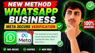 NEW METHOD! WhatsApp Business Meta Secure Verification 2026 🔥 | Step-by-Step Guide