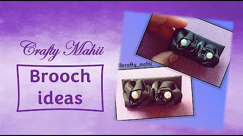 Brooch pin craft ll DIY ll Tutorial ll #foamsheet craft ll #youtubeshorts #youtubeviralshorts