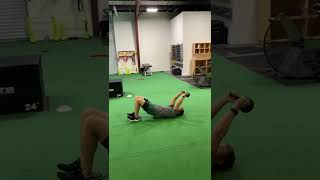 2-leg Valslide Hamstring Curl to KB Pullover