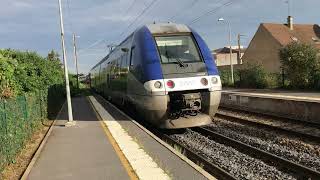 TER nach Sedan bei der Ausfahrt aus Reims-Maison Blanche