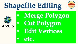 Different Tools When Editing Shapefile || Shapefile Editing in ArcMap || Merge tool || #ursgisg