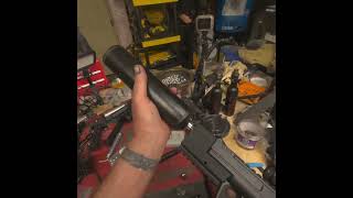 Beeman BP-50 modded with suppressor 36 joules