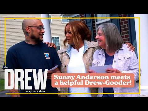 Sunny Anderson Meets a Good Samaritan "Drew-Gooder" Employee Who Helped a Woman in Time of Need