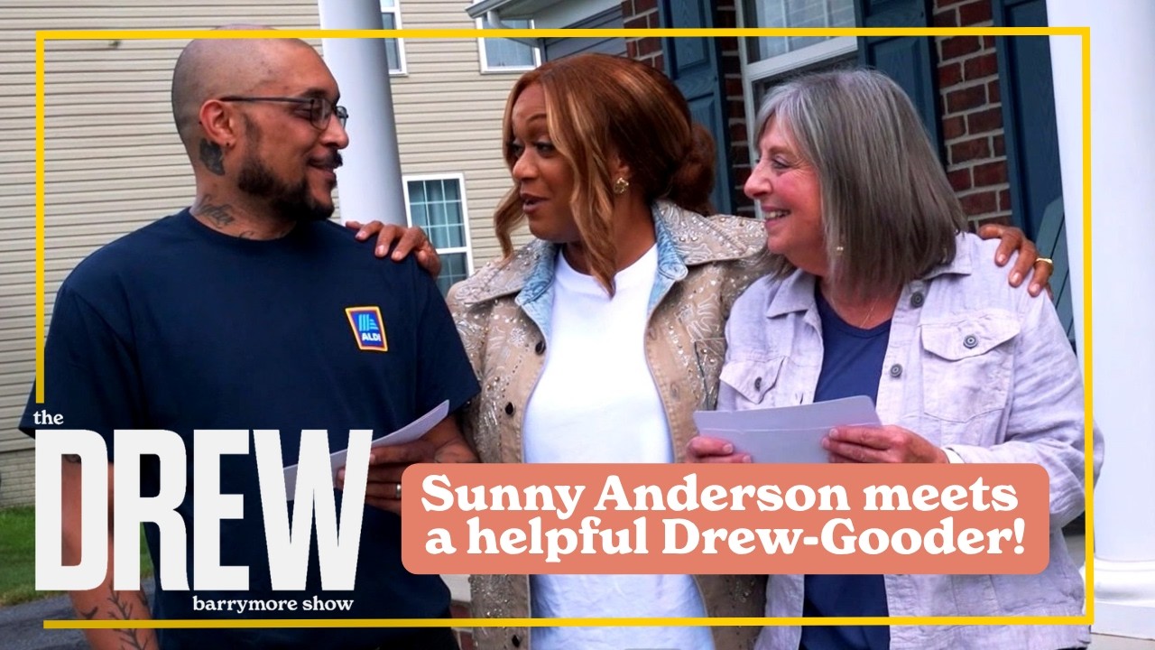 Sunny Anderson Meets a Good Samaritan "Drew-Gooder" Employee Who Helped a Woman in Time of Need