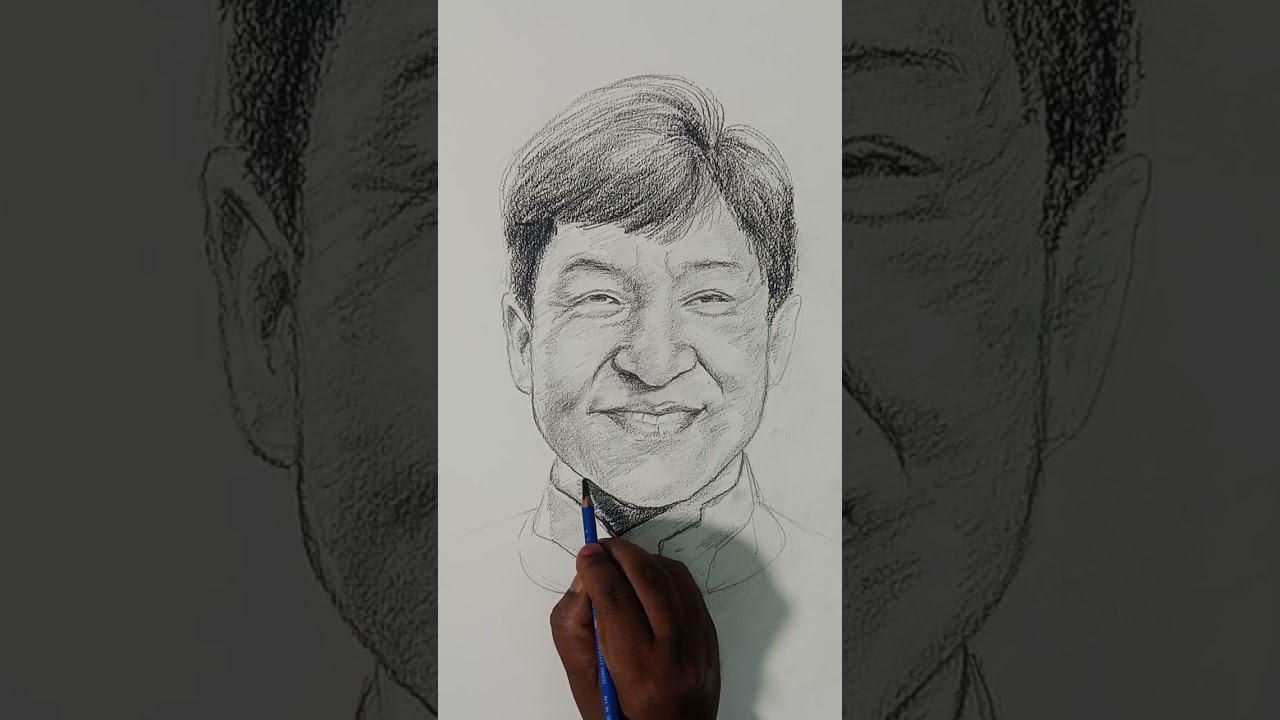 HOW TO DRAW JAKI CHAN (PENCIL DRAWING FOR LEARNERS )