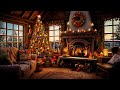 Cozy Christmas Ambience - Christmas Bossa Nova Music & Fireplace Sounds for Sleeping, Relaxation