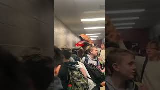 High school hallways in a nutshell