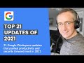 Top 21 Google Workspace Updates of 2021