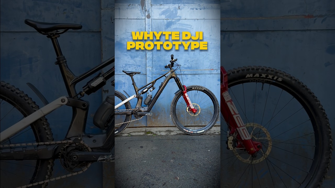Spotted! New Whyte prototype e-bike with DJI Avinox motor!