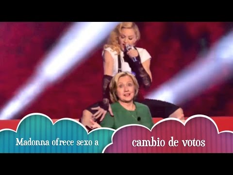 Madonna ofrece sexo a cambio de un voto para Hillary Clinton @Filomedios