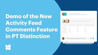 Demo of the Activity Feed Comments Feature in PT Distinction | Personal Trainer Software